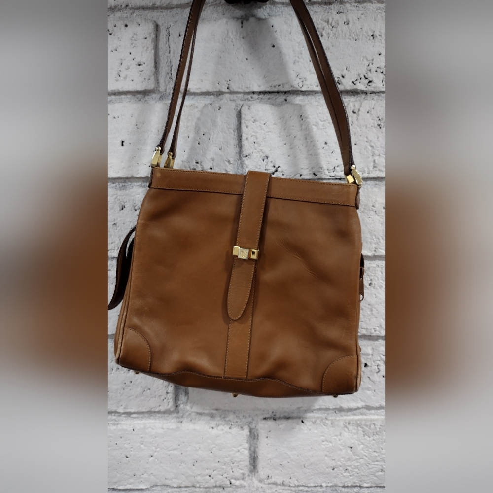 Vintage Mark Cross Leather Shoulder Bag